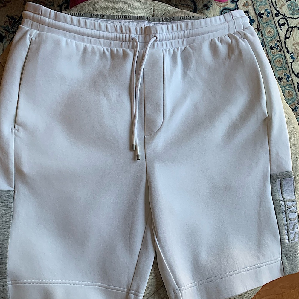 Hugo Boss Headlo 1 Shorts - White - Mens